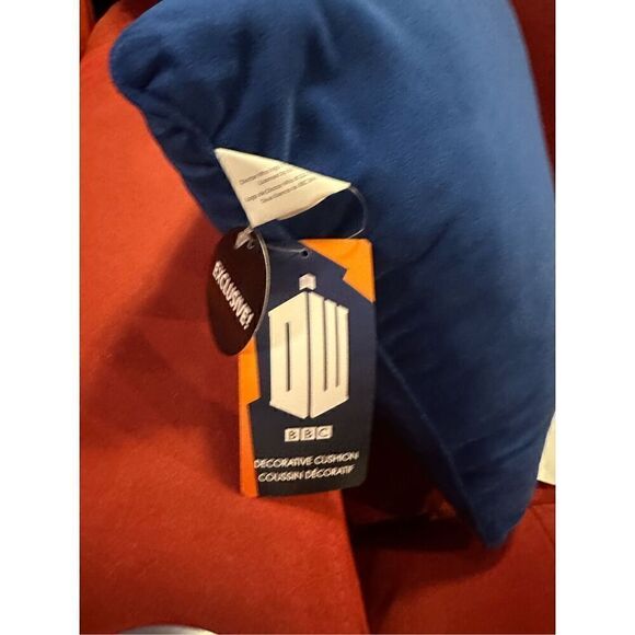 Doctor Who Licensed Tardis Telephone Box 16" Square Pillow Decorative Cushion NE - Picture 5 of 7